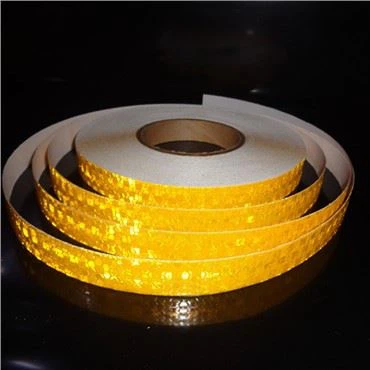 Čínský výrobce 35mm žlutý reflexní materiál Reflect Tape Reflexní samolepky
