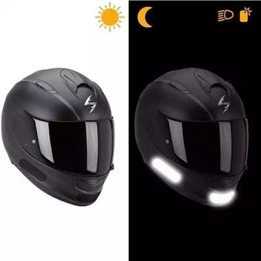 Reflexní samolepka na helmu
