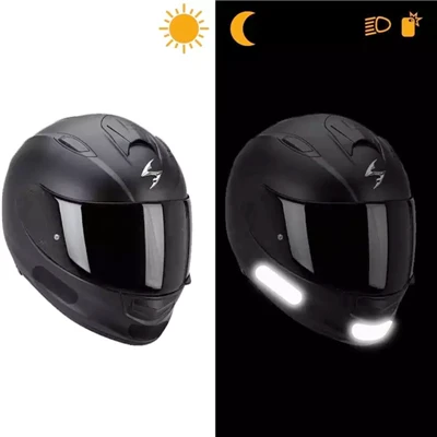Reflexní nálepky na přilbu