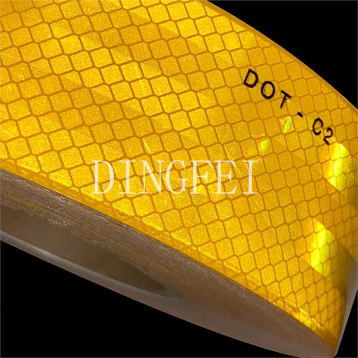 Yellow Reflective Safety Tape
