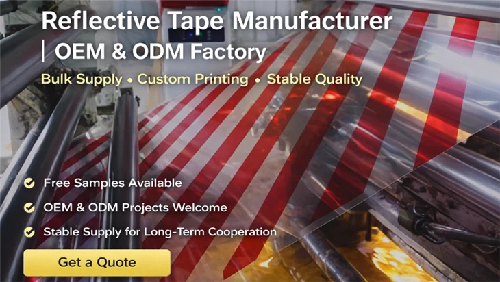 Aprovado Denatran Aluminium Backing Reflexní Nápadná páska