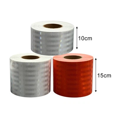 10 cm bílá reflexní páska